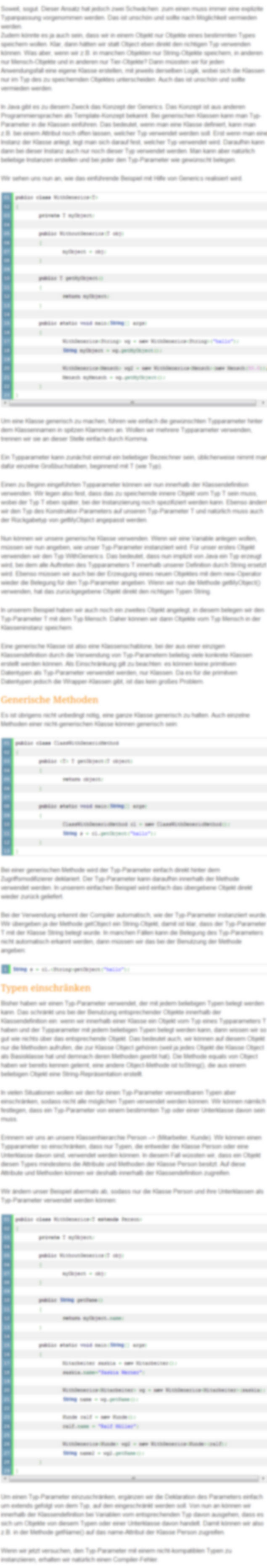 Generics (Java-Programmierung)